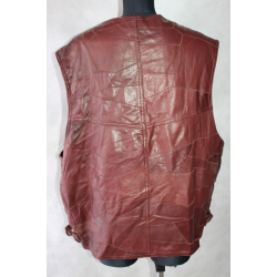 KAMIZELKA MOTOCYKLOWA SKÓRA rozm. XXL